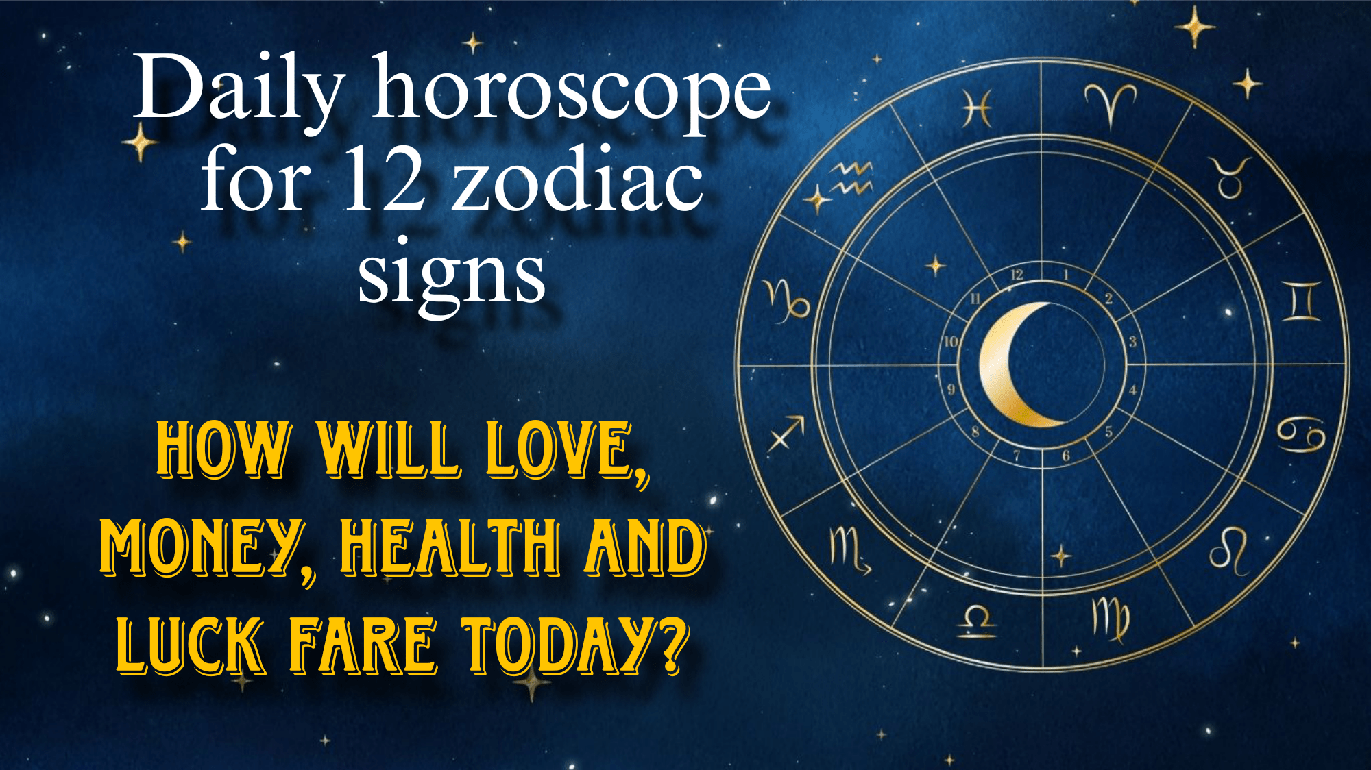 today horoscope 01 september 2025