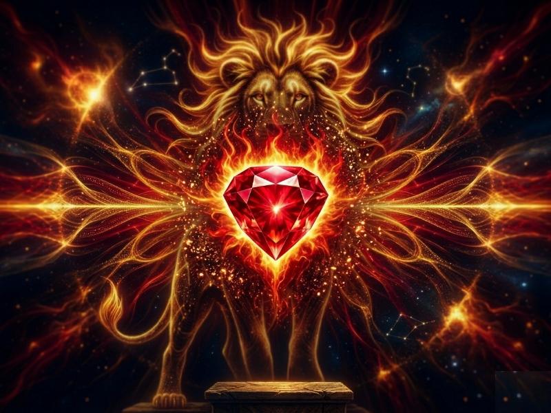 leo gemstone ruby 