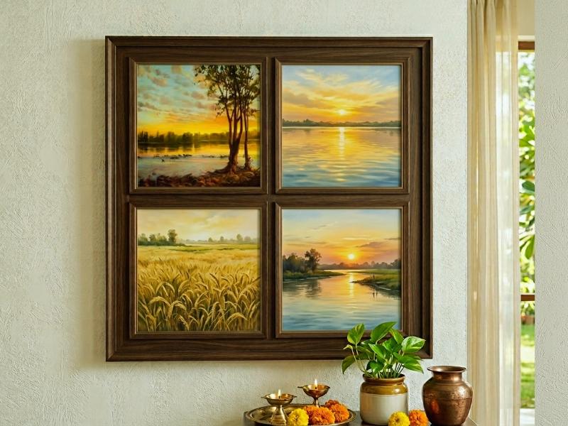 West Wall - Which Painting is Lucky for Home