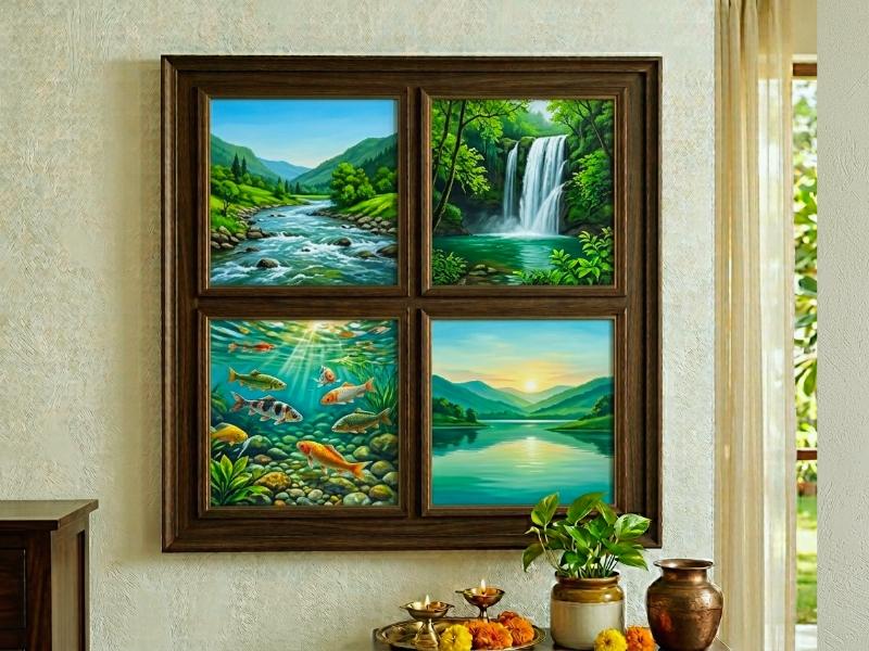 North Wall - Which Painting is Lucky for Home